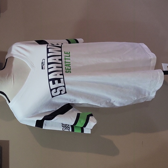 PINK Victoria's Secret Seattle Seahawks Jersey Shirt - Picture 2 of 12